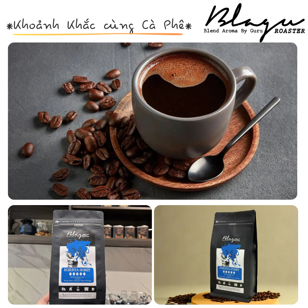 Blagu ロブスタ ハニープロセス 焙煎コーヒー豆 (中煎り) 250g
