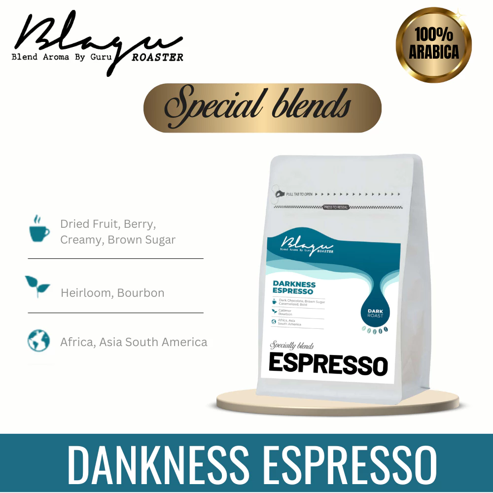 Blagu スペシャルティコーヒー Darkness Espresso ホールビーン | ダークロースト | 250g