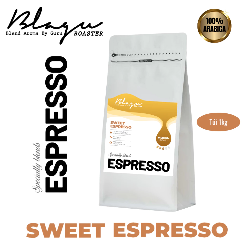 ブラグ スペシャルティ スイート エスプレッソ ブレンド コーヒー粉 フレンチプレス用 | ミディアムロースト | 1000g