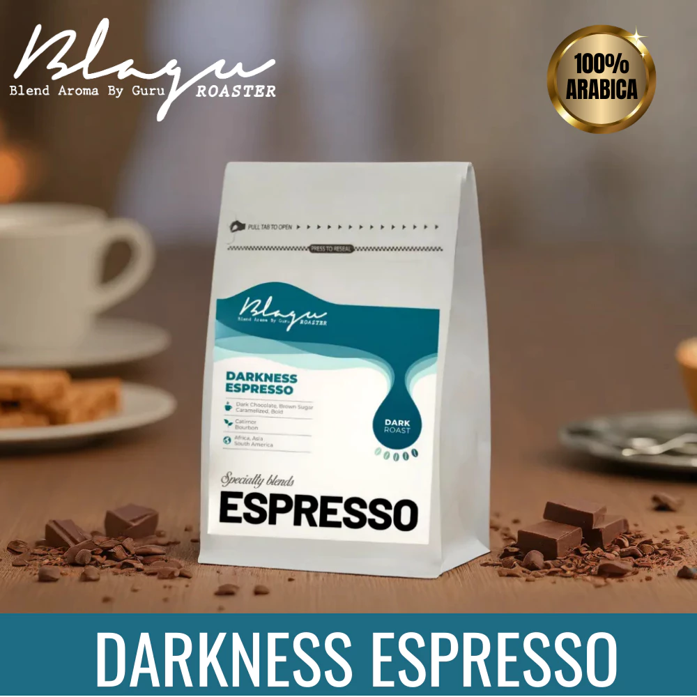 Blagu スペシャルティコーヒー豆 Darkness Espresso | ダークロースト | 1000g 【本格エスプレッソ向け】