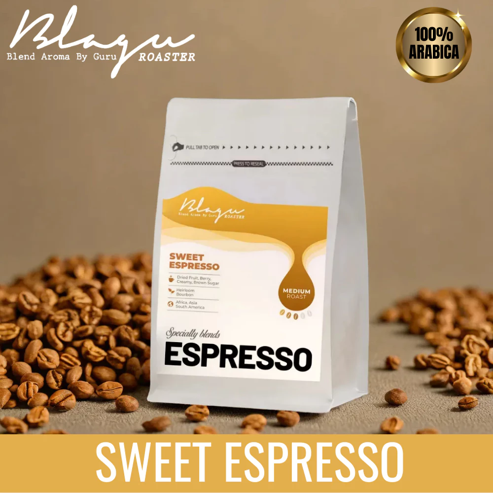Blagu Sweet Espresso 特選コーヒー豆 | ミディアムロースト | 250g | 挽きたてエスプレッソに最適