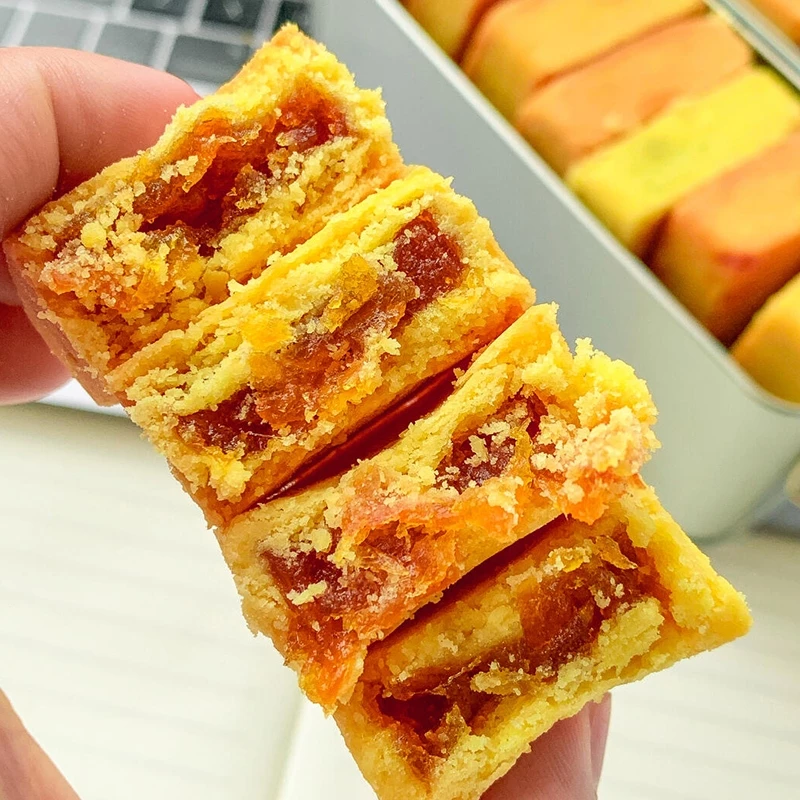 Blue Food 無糖パイナップル焼き菓子 (1000g) – 柔らかしっとり、低カロリーのヘルシースナック、自然な甘さ