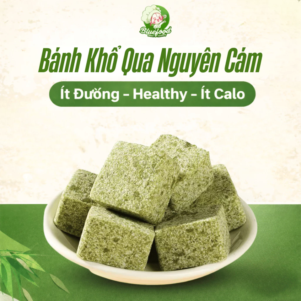 ブルーフード 苦瓜全粒粉ヘルシーケーキ (1000g) - 低カロリー高栄養、ダイエット・健康志向のおやつ