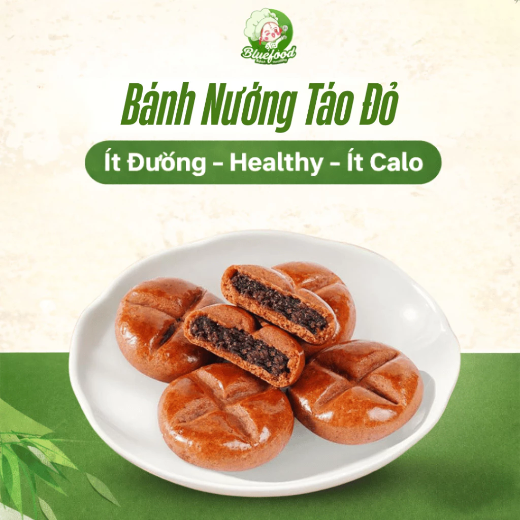 ブルーフード 新疆紅棗（しんきょうなつめ）焼き菓子 (1000g) – もちもち低カロリー、ヘルシーイートクリーン、お正月にもぴったり