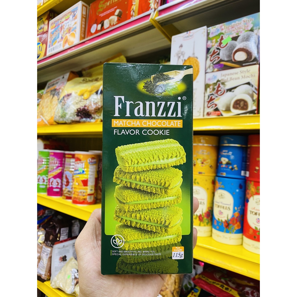 [BOX 115g] FRANZZI アイスクリームクッキー 115g - 香港 - 抹茶チョコレート