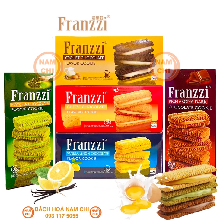 115g箱] FRANZZI アイスクリームクッキー 115g - 香港 - バニラ