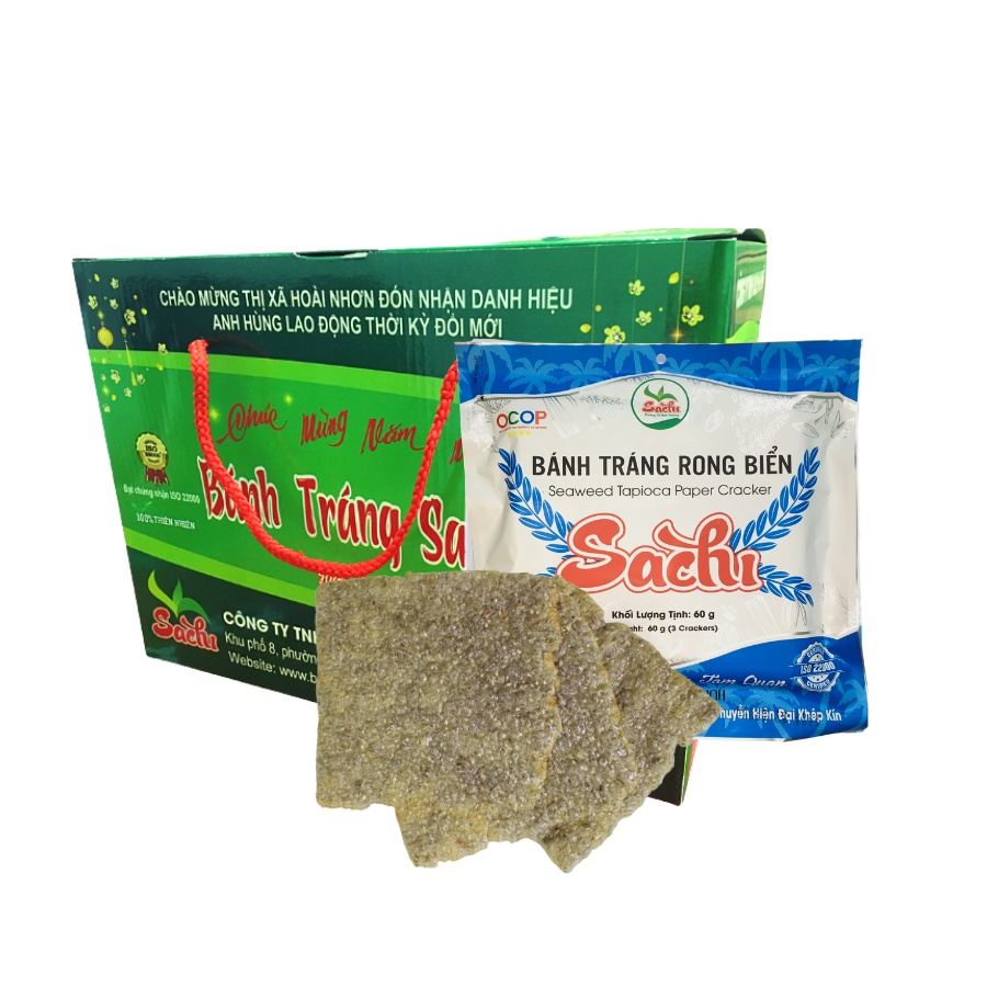 ドライスナック 焼き海苔ライスペーパー 60g 22袋 Sachi