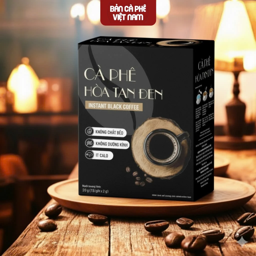 【1個買うと1個無料】ベトナム式インスタントブラックコーヒー - 無糖・カロリーゼロで即座に集中力UP！15袋x2g