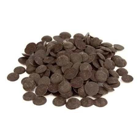 カカオトーク ブラックコンパウンドチョコレート ボタン型 100g (1kg小分け) ケーキ・生チョコ・製菓用