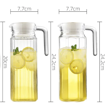 カムダット PCD21002 透明ガラス製トールグラス 315ml 6個セット - 水・コーヒー・カクテルに最適な高級デザイン
