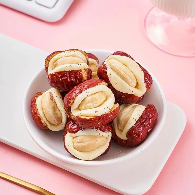 ラクダミルクとカシューナッツ入り\nもちもちナツメキャンディ 250g ジップ袋 - 健康＆美容に