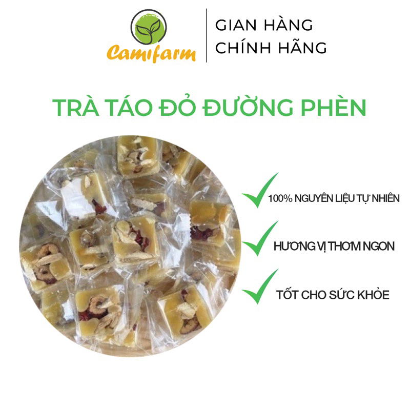 Trà Gừng Táo Đỏ Đường phèn