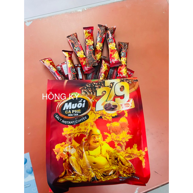 Cà Phê Muối 279 strong aroma コーヒーと塩の独特な味わい 45g x 16g x 45袋 720g ベトナム