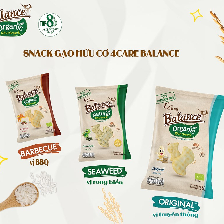 有機米スナック オリジナル味・のり味・バーベキュー味 25g C'lavie