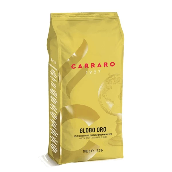 Carraro Caffè Globo Oro ホールビーン コーヒー豆 1kg イタリア直輸入 プレミアムエスプレッソブレンド