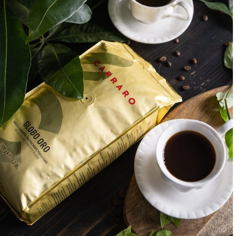 Carraro Caffè Globo Oro ホールビーン コーヒー豆 1kg イタリア直輸入 プレミアムエスプレッソブレンド