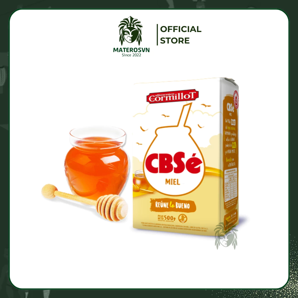アルゼンチンCBSe純正マテ茶 500g - ほんのり甘いハニーフレーバー - 初心者にも優しい自然な甘さ