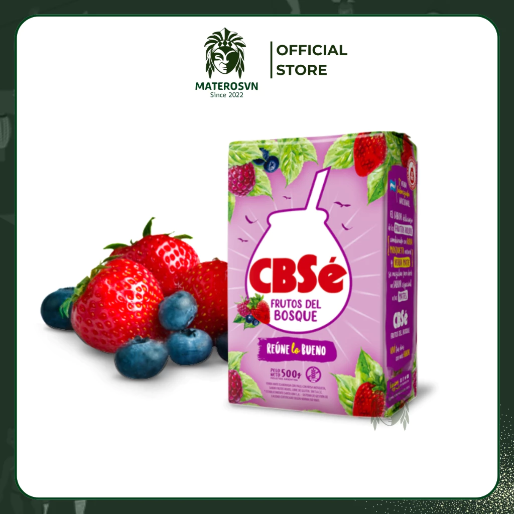 CBSe マテ茶 アルゼンチン産 本格 500g - ベリー＆ローズ風味 | 洗練された優しい香り