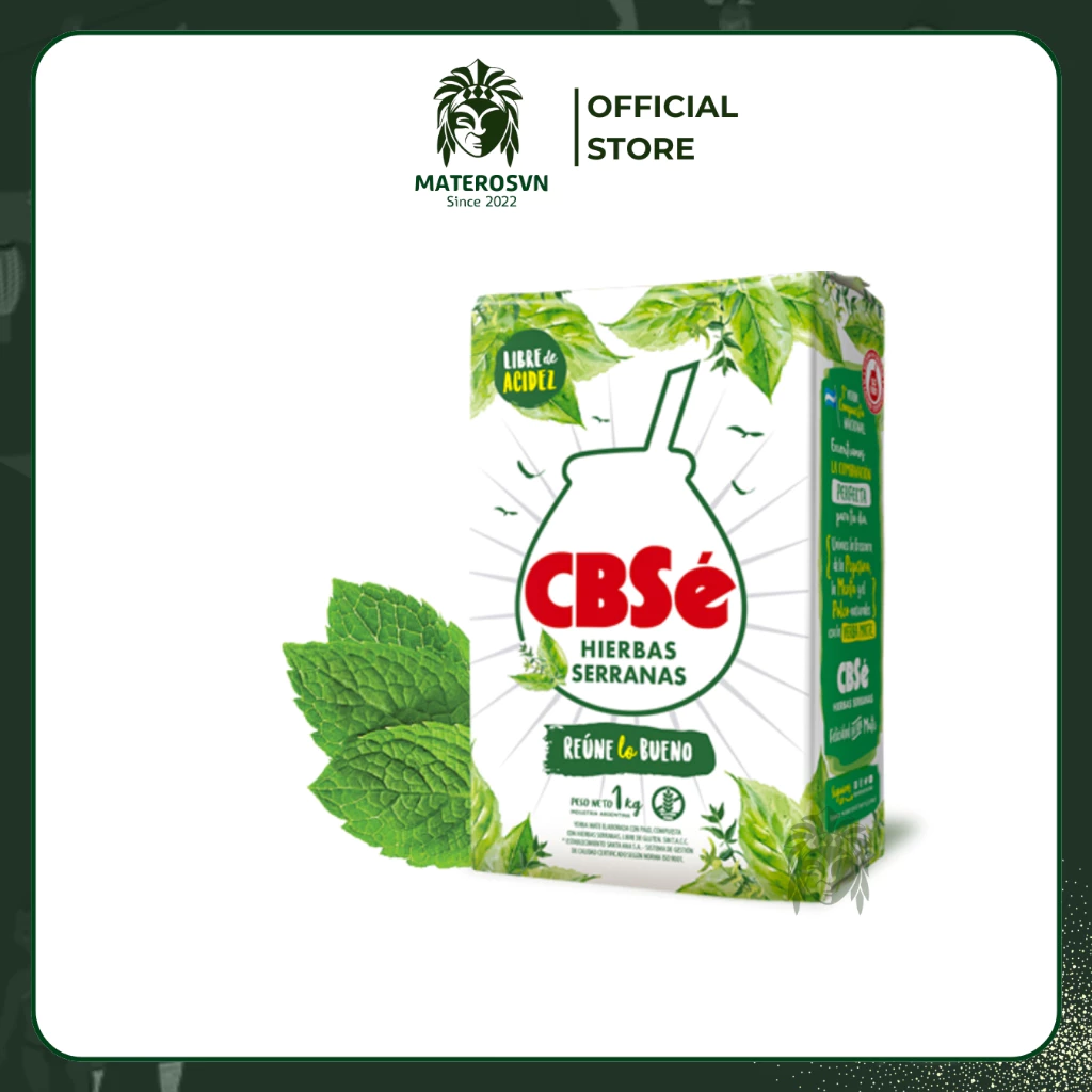 CBSe アルゼンチン産 マテ茶 500g - ミント＆山岳ハーブ風味 - リフレッシュ＆リラックス