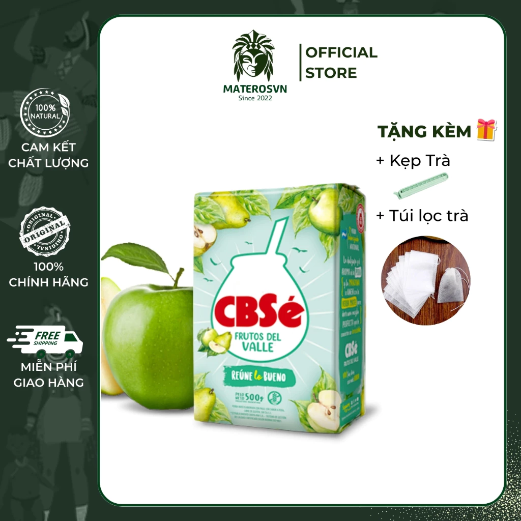 CBSe 洋梨＆りんご マテ茶 – 爽やかフルーツフレーバー 500g