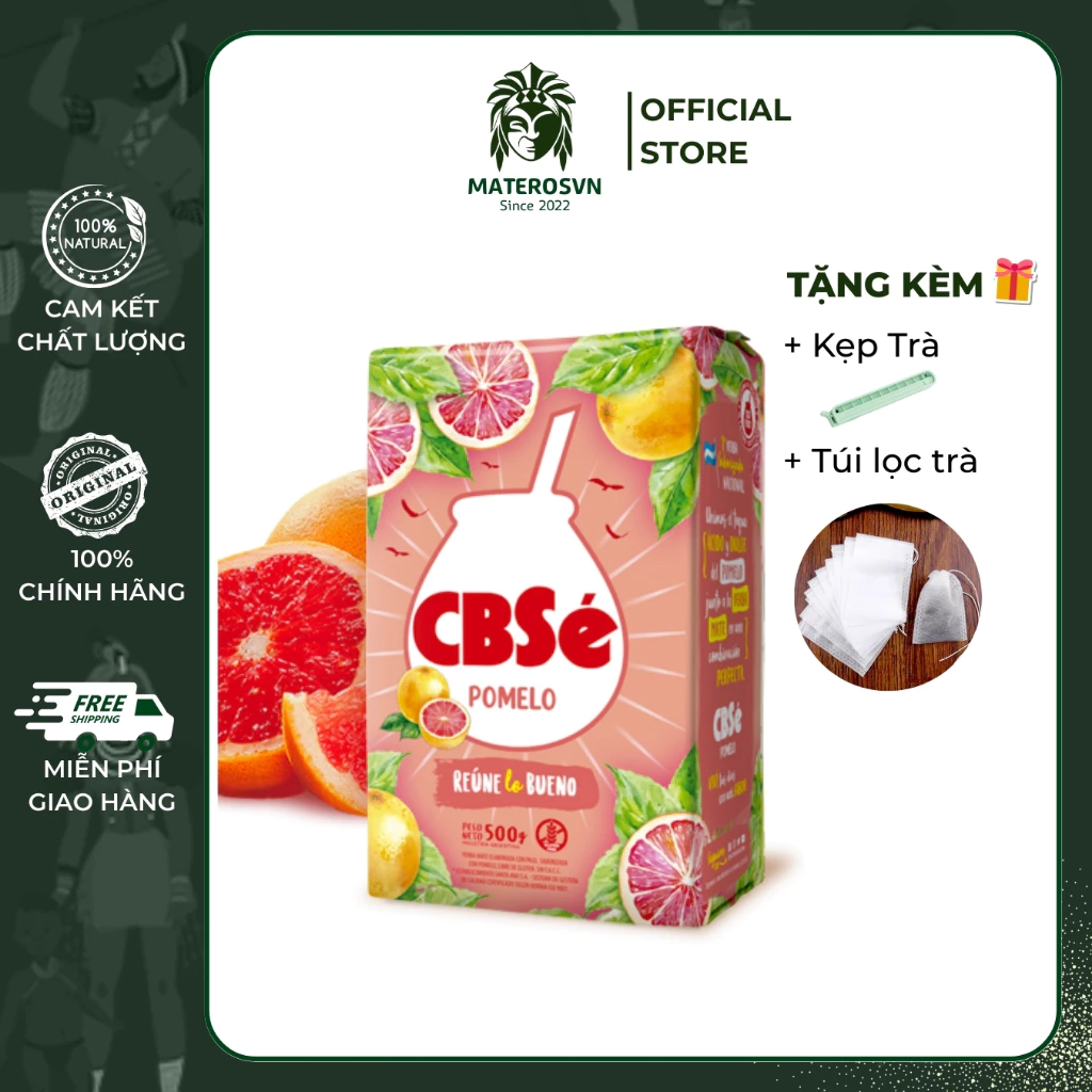 CBSe ピンクグレープフルーツ マテ茶 – 爽やかリフレッシュ 500g