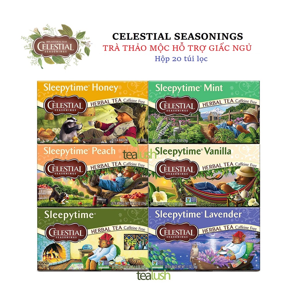 ハーブティー 安眠効果 ティーバッグ 米国産 Celestial Seasonings