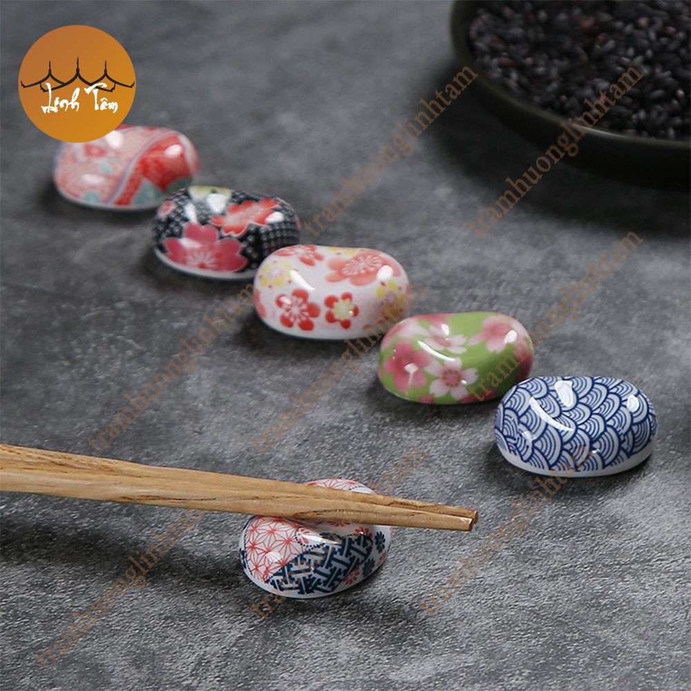 和風セラミック 伝統工芸 箸置き 陶器製 8x3cm 陶美工房