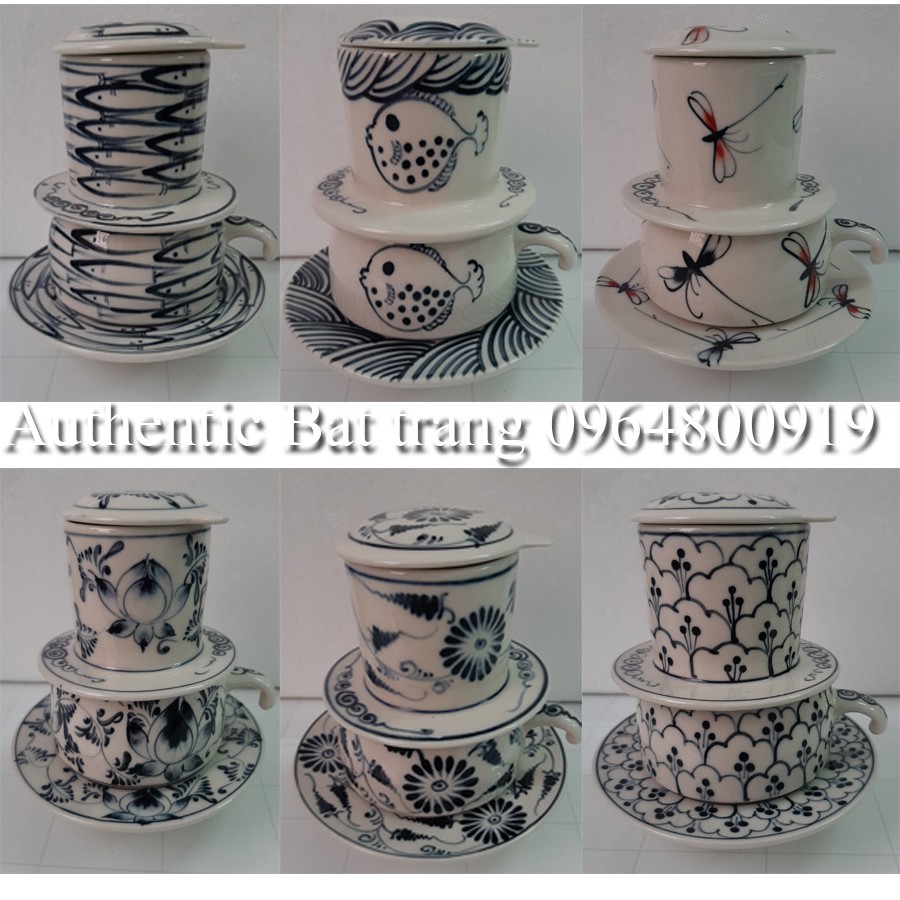バッチャン焼き 陶器 のコーヒーフィルターセット Oanh Gia Authentic Bat Trangの通販・個人輸入代行販売商品