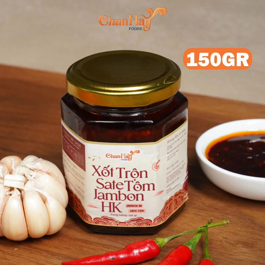 CHAN MÂY FOODS 香港風サテー海老ジャンボン旨辛混ぜソース 150g