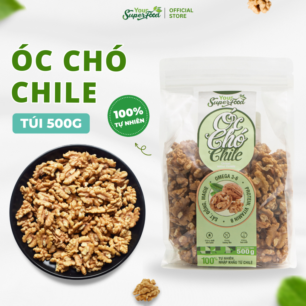 殻付きチリ産くるみ 500g Your Superfood