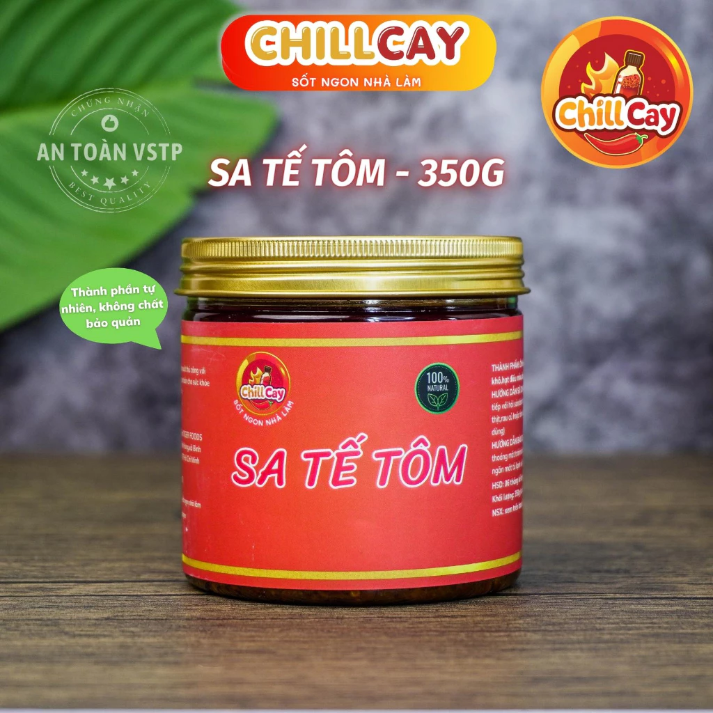 CHILL CAY 自家製激辛エビサテソース 350g - ディップ、混ぜ、BBQ用万能調味料