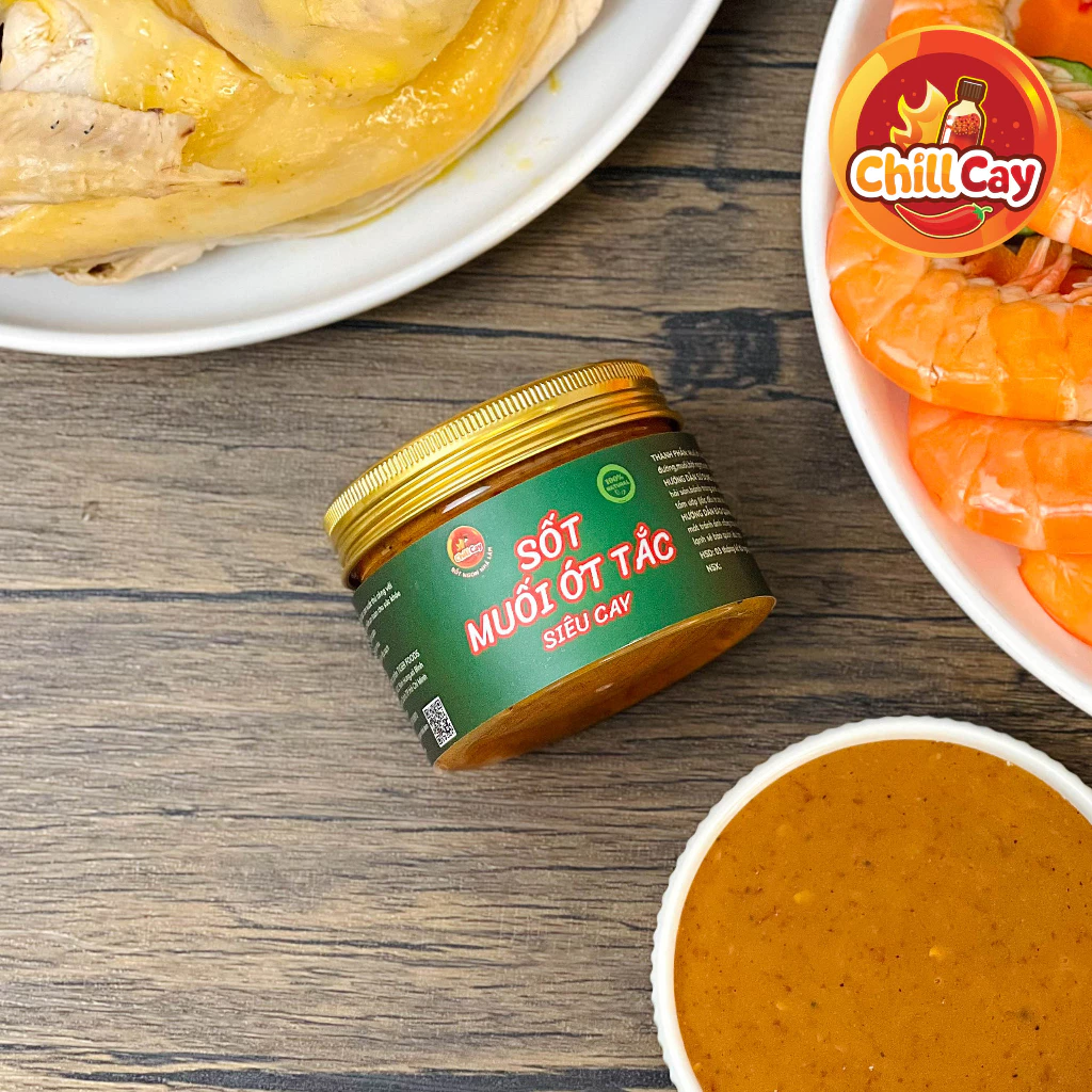 CHILL CAY 超激辛ライムシュリンプソルトソース 150g - 手作り万能ディップ、鶏足・海鮮・フルーツに