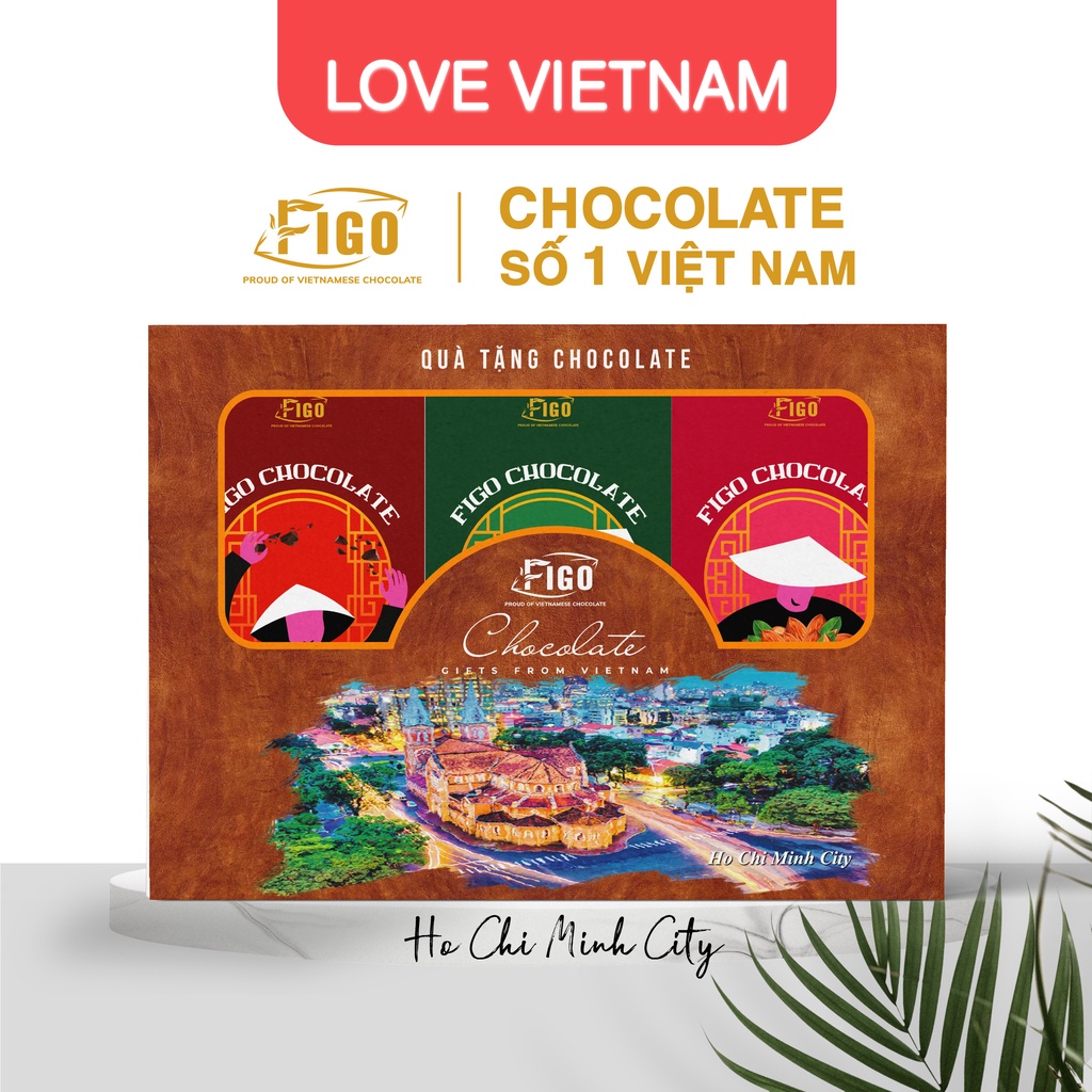 ホーチミン市チョコレートギフトセットFIGO、LOVEVIETNAMセット