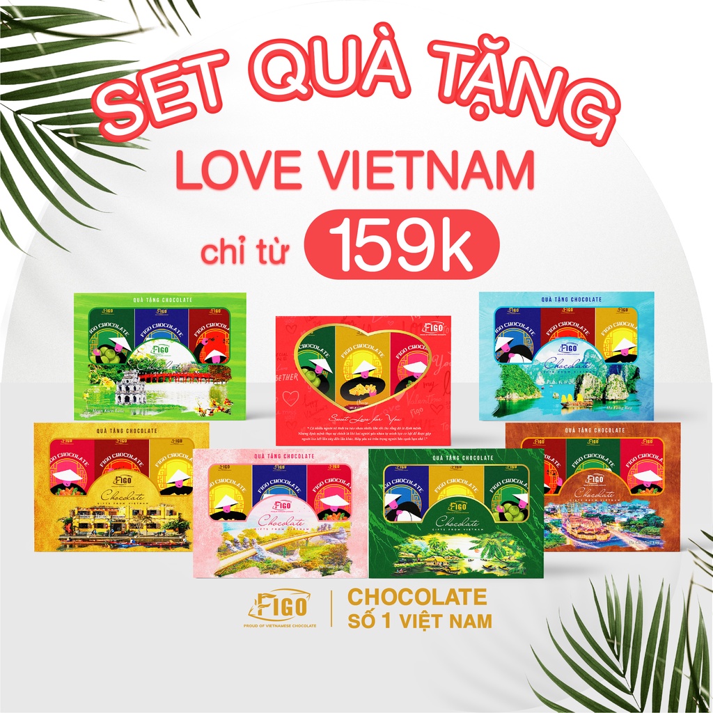 LOVEVIETNAMギフトセット チョコレートバー7種類セット Figo