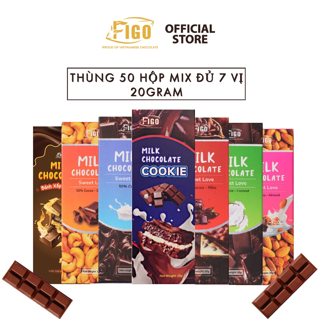 ミルクチョコレート7種詰め合わせ