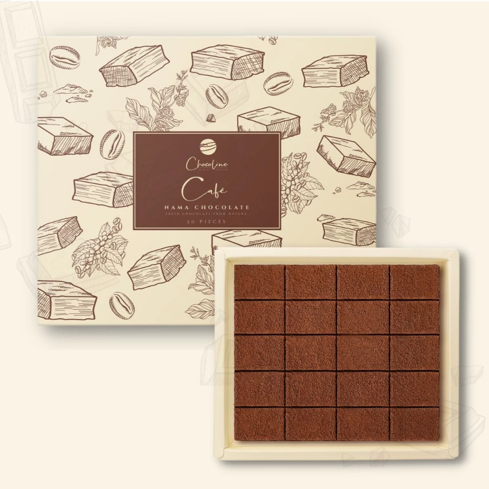 ショコリーヌ 生チョコレート 濃厚コーヒー味 20個入 - 至福の口どけ