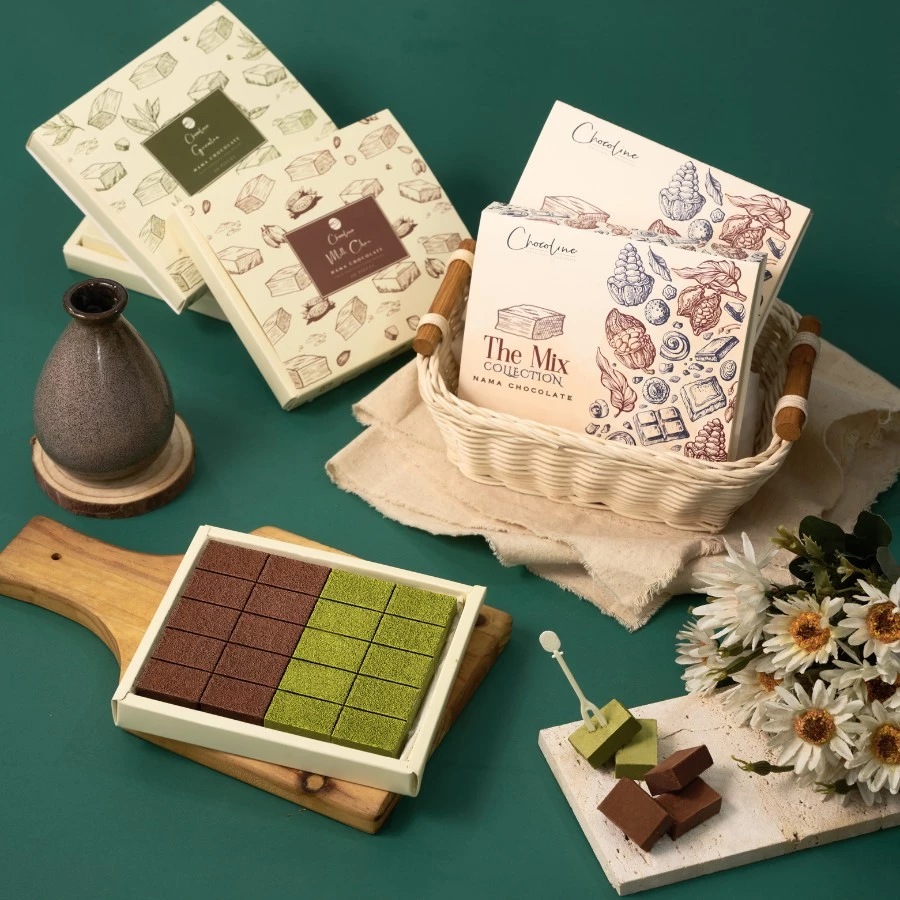 Chocoline 生チョコレート 抹茶＆コーヒーミックス 20個入り