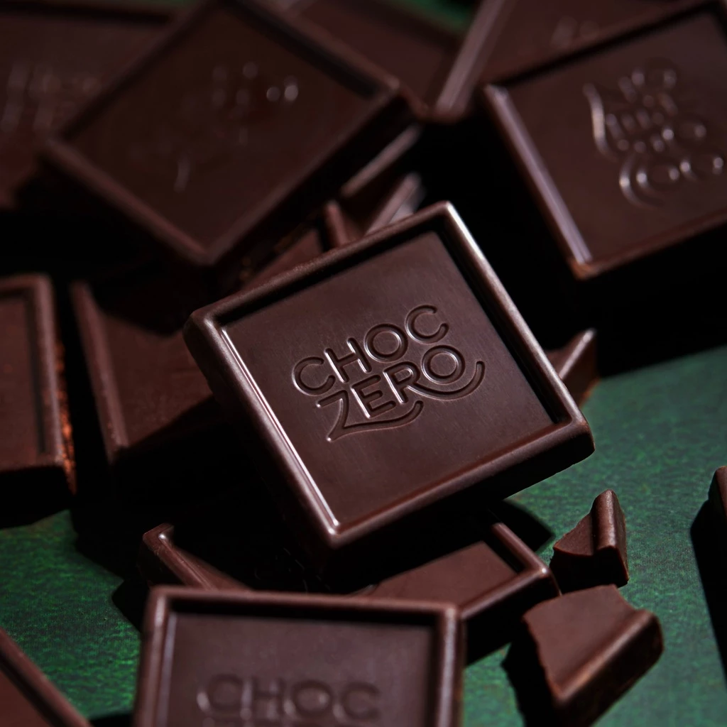 Choczero 70%カカオ ダークチョコレートスクエア 砂糖不使用 ケト対応