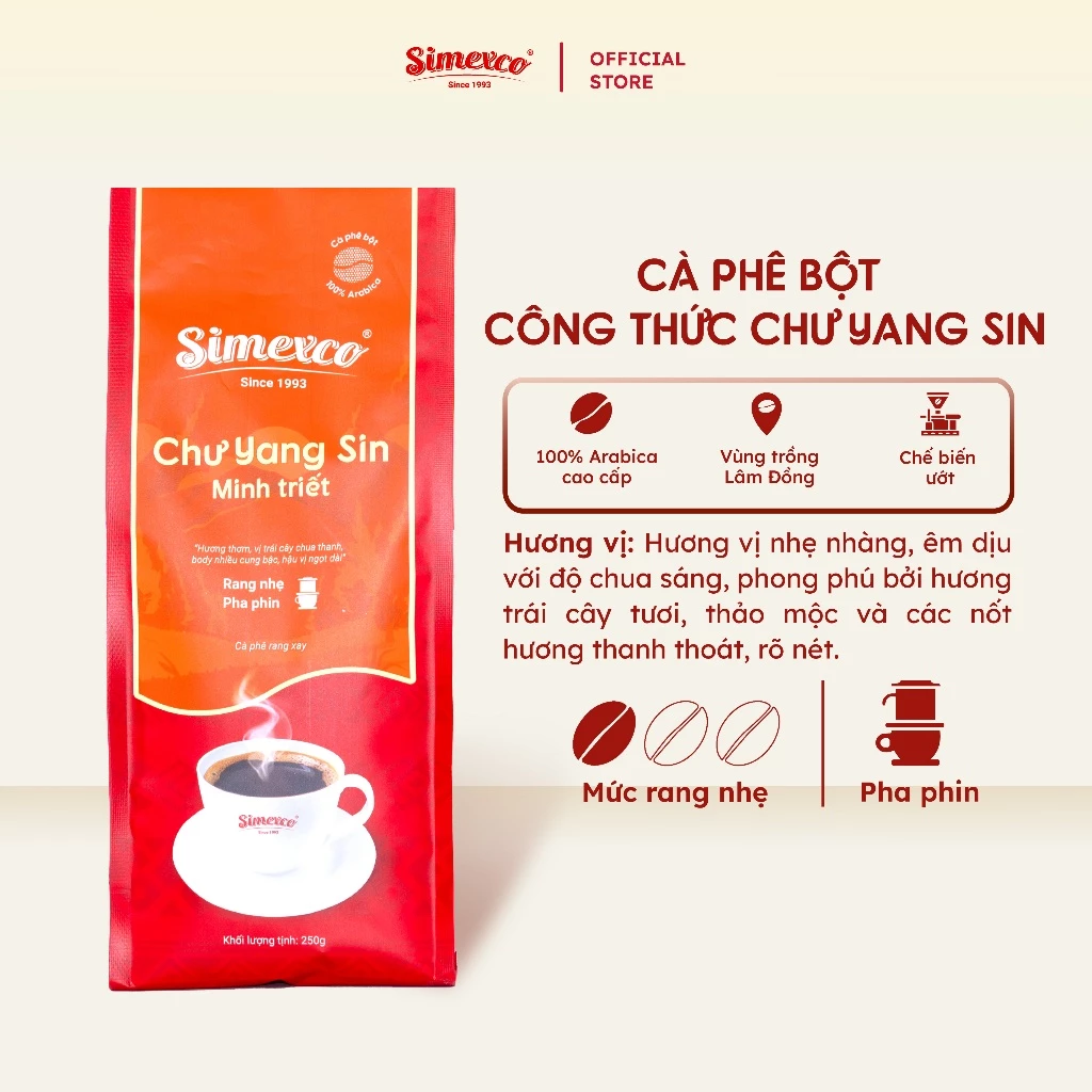 チュヤンシン秘伝 100%アラビカ ピュア挽き豆コーヒー 250g