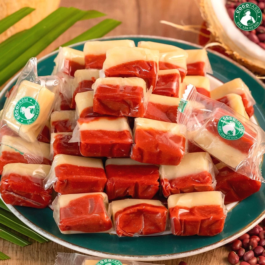 ココファーム 砂糖不使用 ココナッツキャンディ 小豆味 400g | ヘルシーおやつ