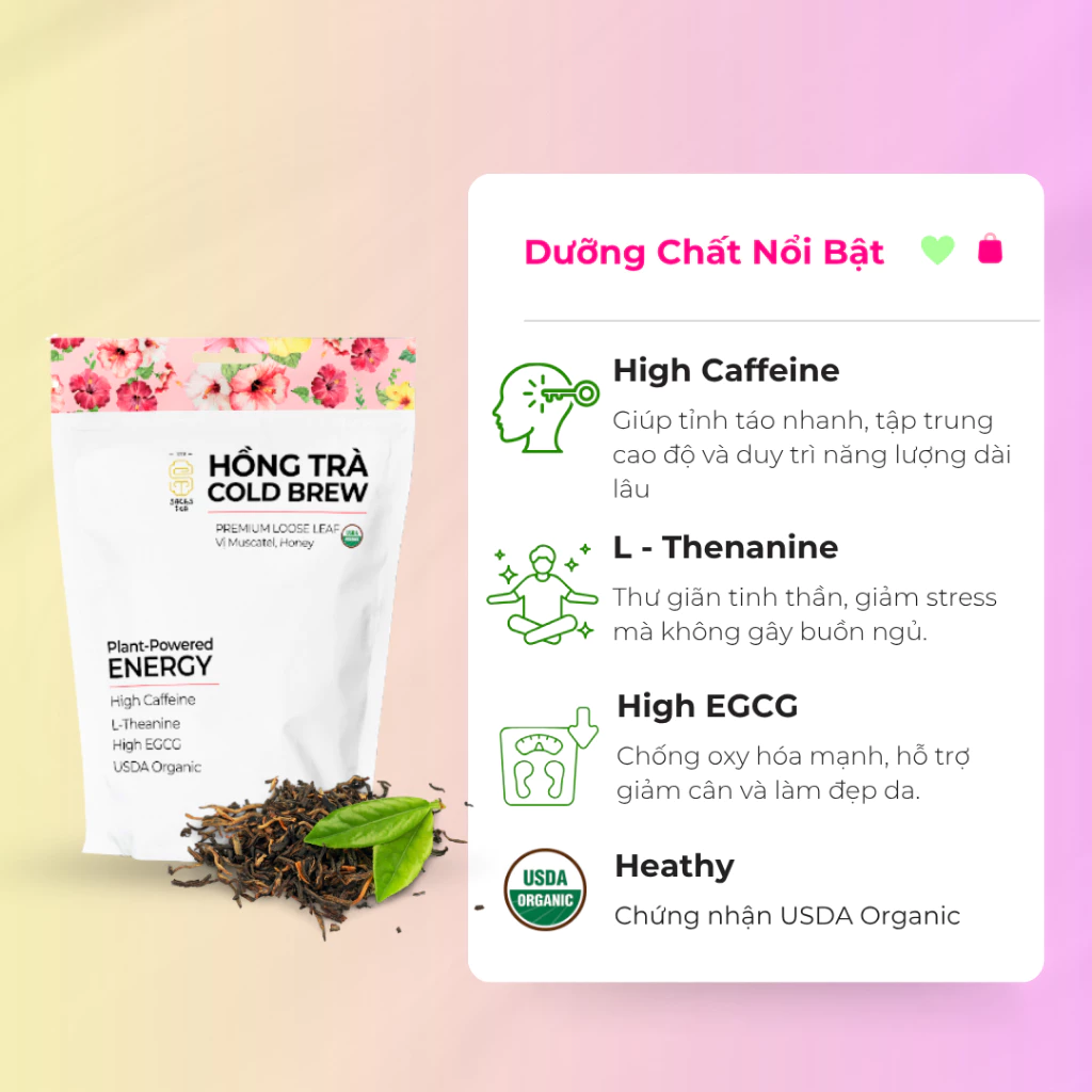 コールドブリュー紅茶＆玄米茶 – 爽やか、簡単、アイスで美味しい、便利な20ティーバッグ