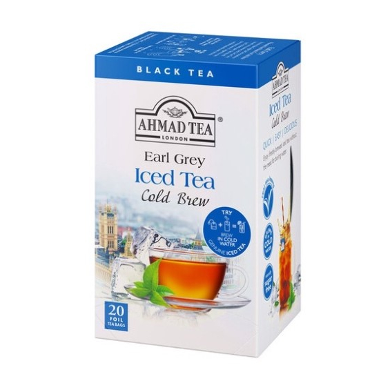 紅茶 アールグレイ コールドブリュー ティーバッグ 20袋×2g Ahmad Natural Benefit