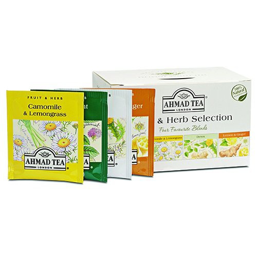 4種類のハーブティー ティーバッグ 20袋 Ahmad Natural Benefit