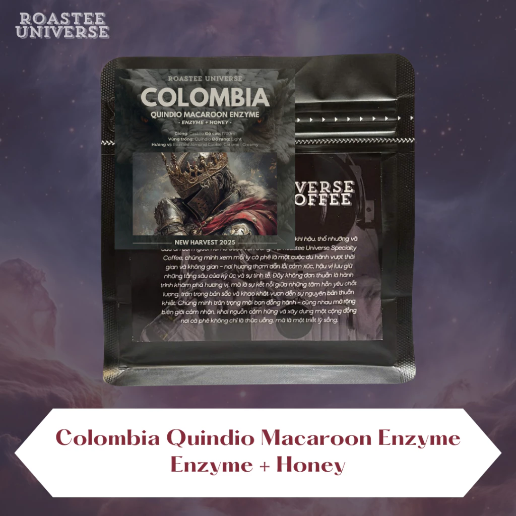 コロンビア・クインディオ産 マカロン酵素処理 スペシャルティコーヒー 微細挽き 250g（プアオーバー向け）