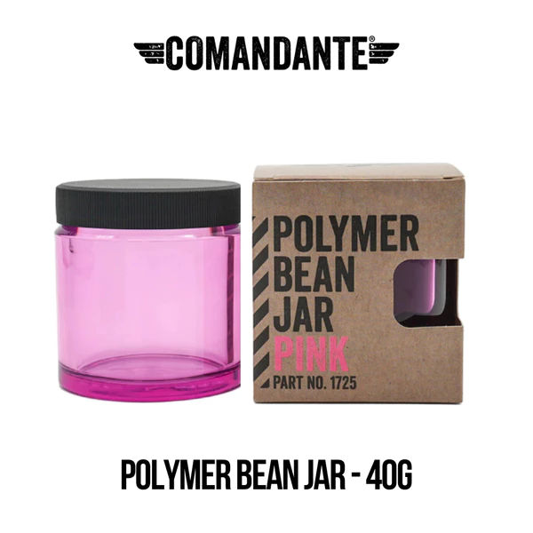 コマンダンテ ビーンジャー 交換用ボトル + 蓋 - ポリマー製 - ピンク | ドイツ製