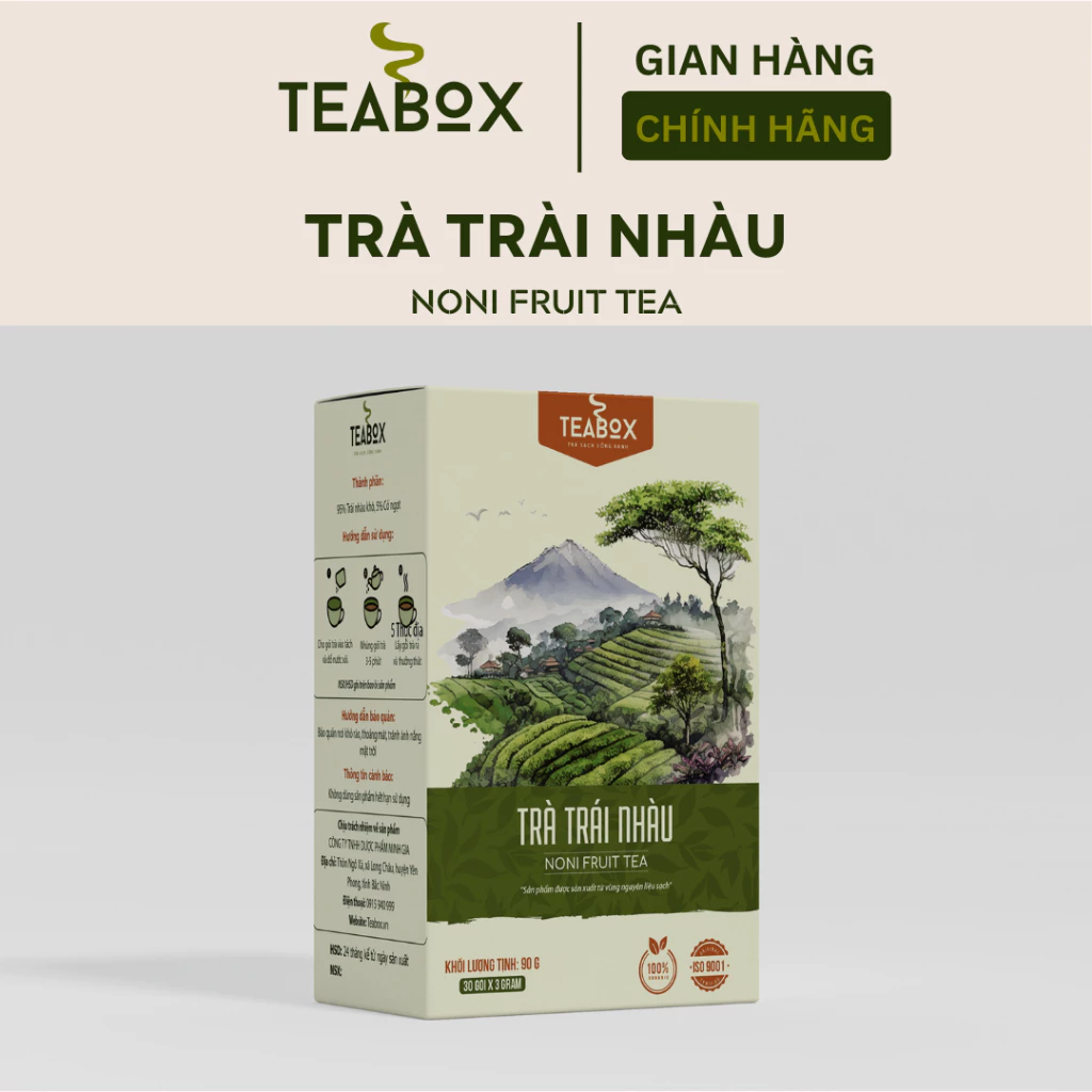 【10箱セット】ノニ茶（ノニフルーツティー） 便秘・消化不良・お腹の張り解消 ティーバッグ30包入り Teabox