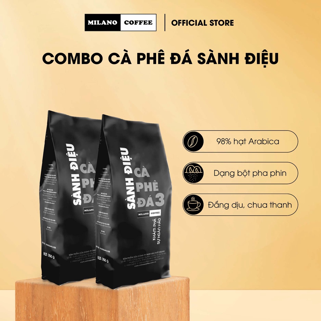 アイスコーヒー コーヒー豆 タイプ3 2袋セット 各250g MILANO COFFEE