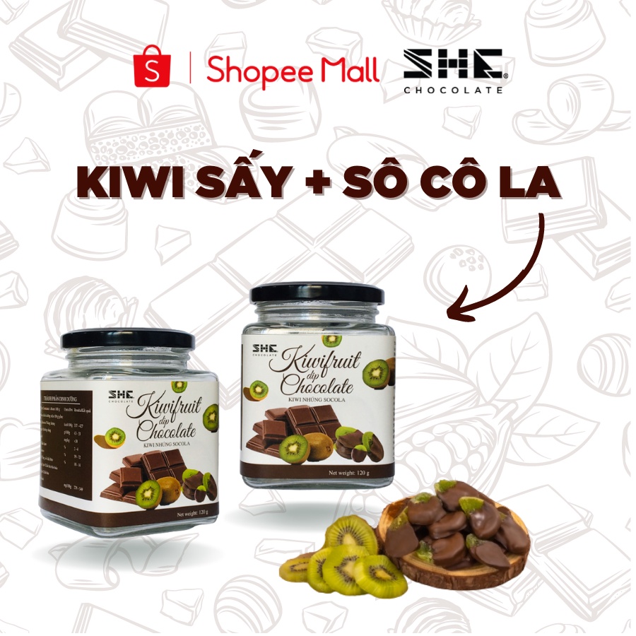 キウィのチョコレートディップ 2本セット SHE Chocolate