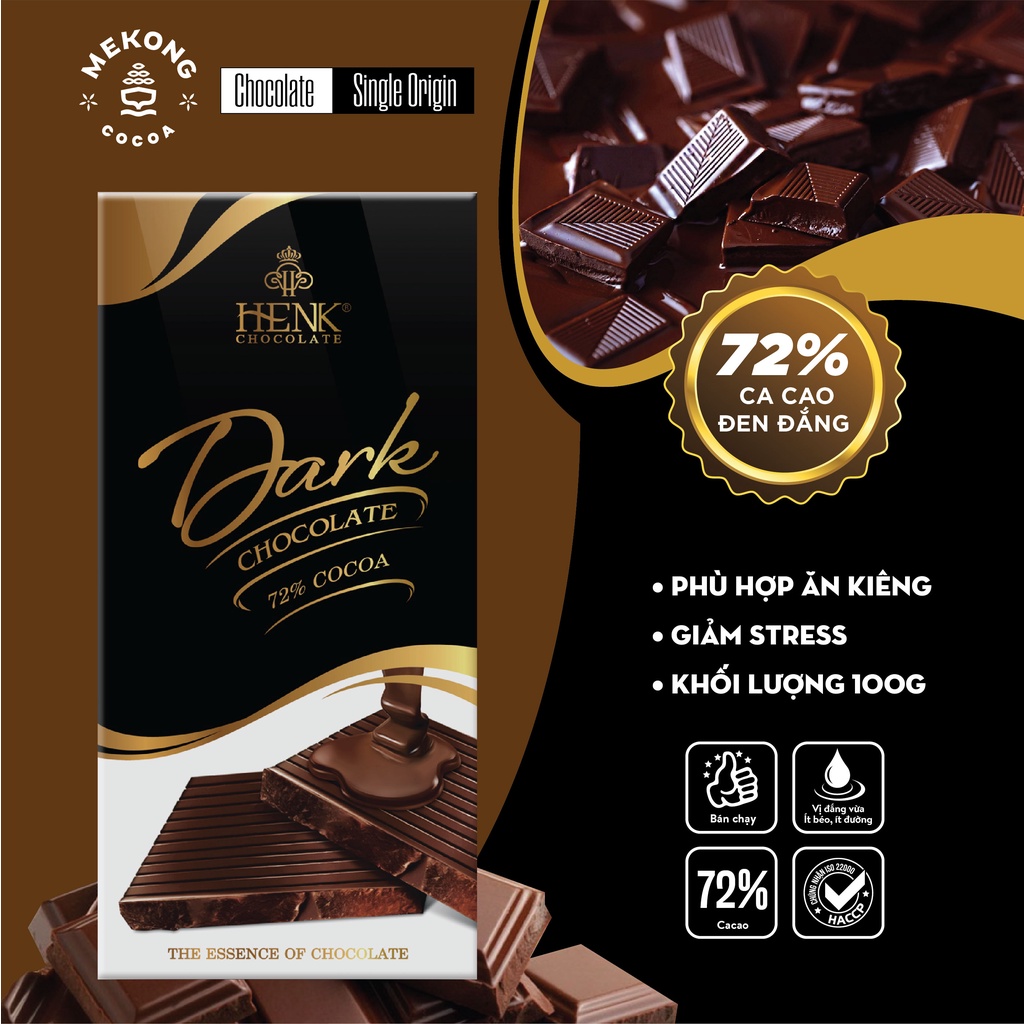 ダークチョコレートバー2本セット 72%カカオ 100g CBD100 MARK&MILK