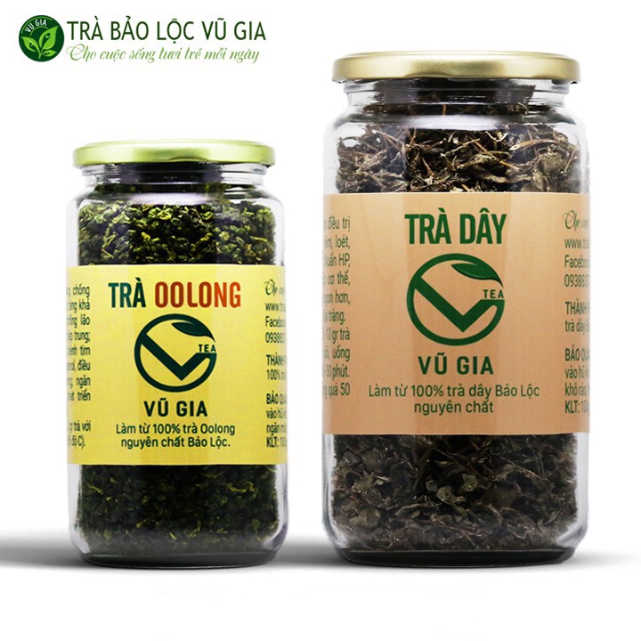 烏龍茶(200g)とストリングティー(100g)のセット 茶葉  Bao Loc Vu Gia